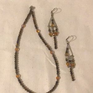 Earrings and Necklace Set
